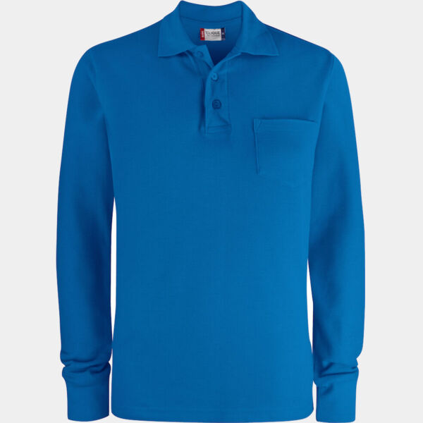 Clique Basic Polo Pocket L/S Miniaturansicht