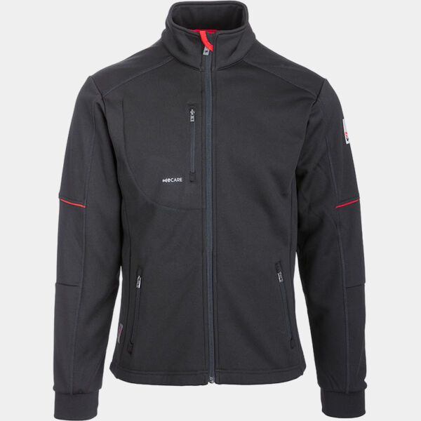 Fleece Jacke Stretch One schwarz Miniaturansicht