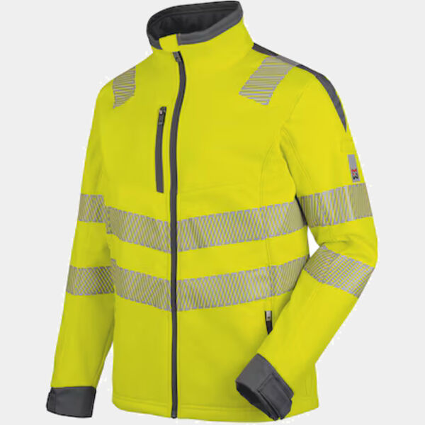 Neon Warnschutz Softshelljacke Miniaturansicht