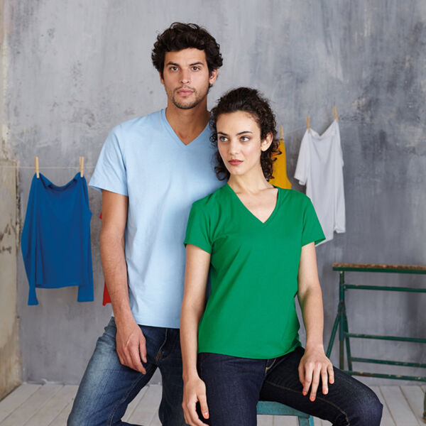 Damen V-Ausschnitt T-Shirt Miniaturansicht