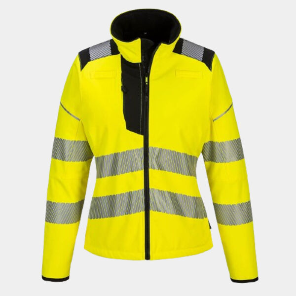 PW3 Warnschutz Damen Softshelljacke Miniaturansicht