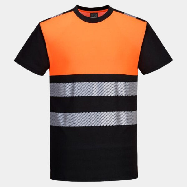 PW3 Warnschutz Cotton Comfort T-Shirt Klasse 1 kurzarm Miniaturansicht