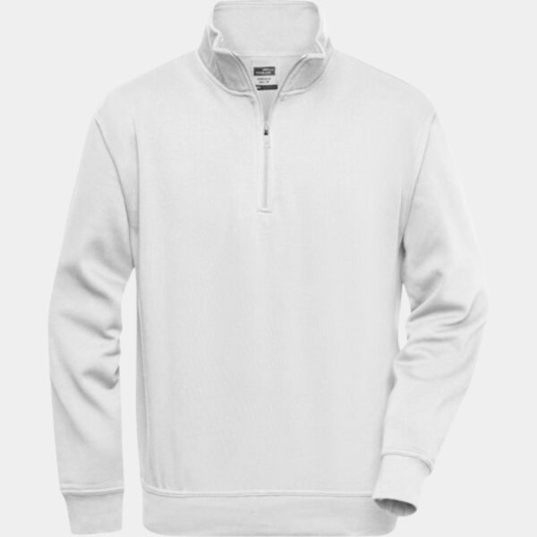 Workwear Sweater mit 1/4 Zip Miniaturansicht