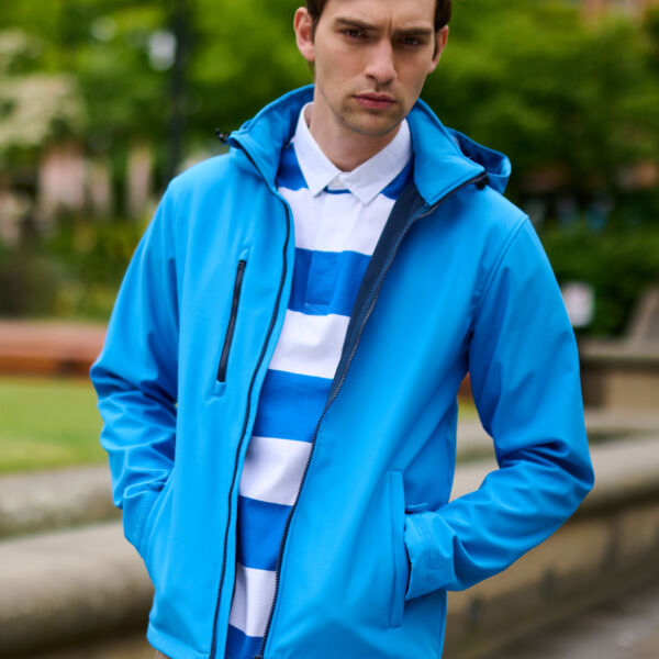 3-Lagen Kapuzen Softshell Jacke "Venturer" Miniaturansicht