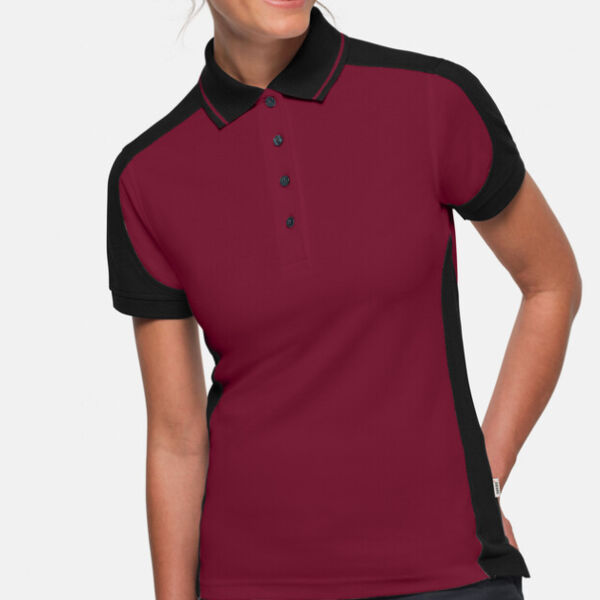 Damen Poloshirt Contrast MIKRALINAR® ECO Miniaturansicht