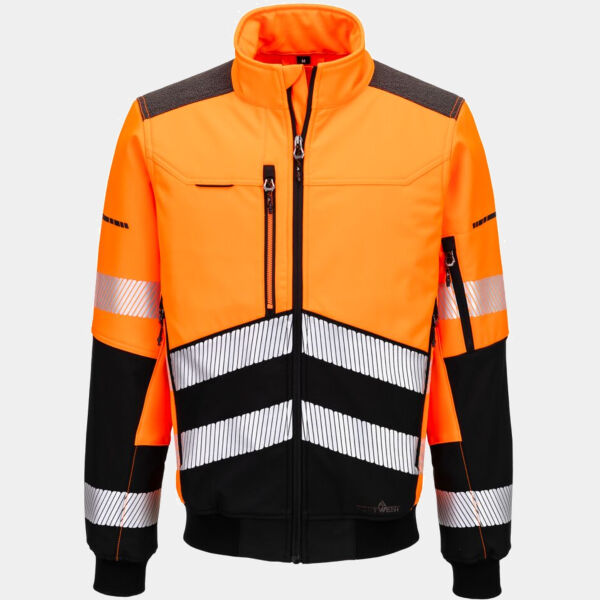 EV4 Hi-Vis Softshell Pilotjacke Miniaturansicht