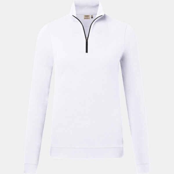 Hakro Damen Zip-Longsleeve Piqué Mikralinar ECO Miniaturansicht