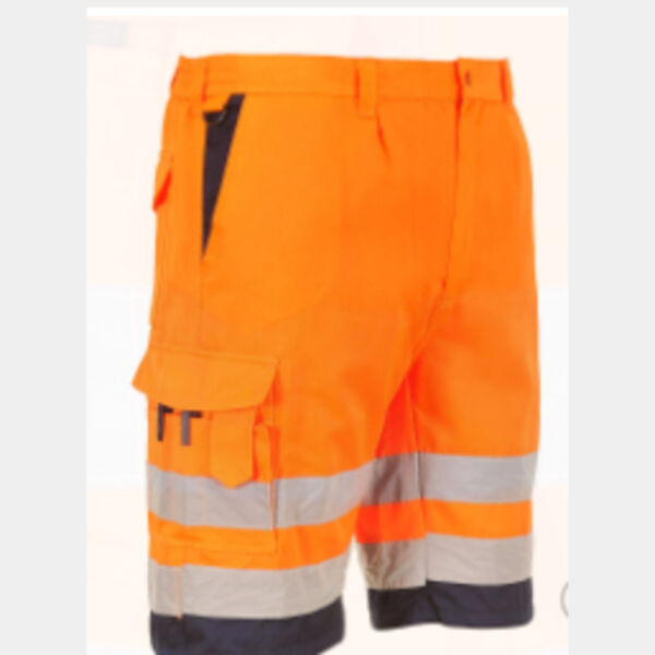 Leichte Hi-Vis Shorts aus Polyester-Baumwolle Miniaturansicht